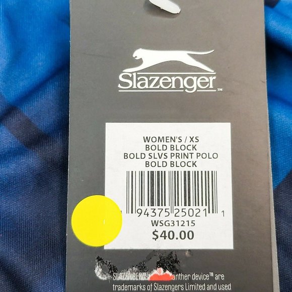 Slazenger Bold Block Hydrodri Polo Sleeveless Women's Sport Golf Tennis WSG31215 - Picture 6 of 12